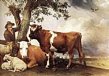 Paulus Potter Young Bull painting